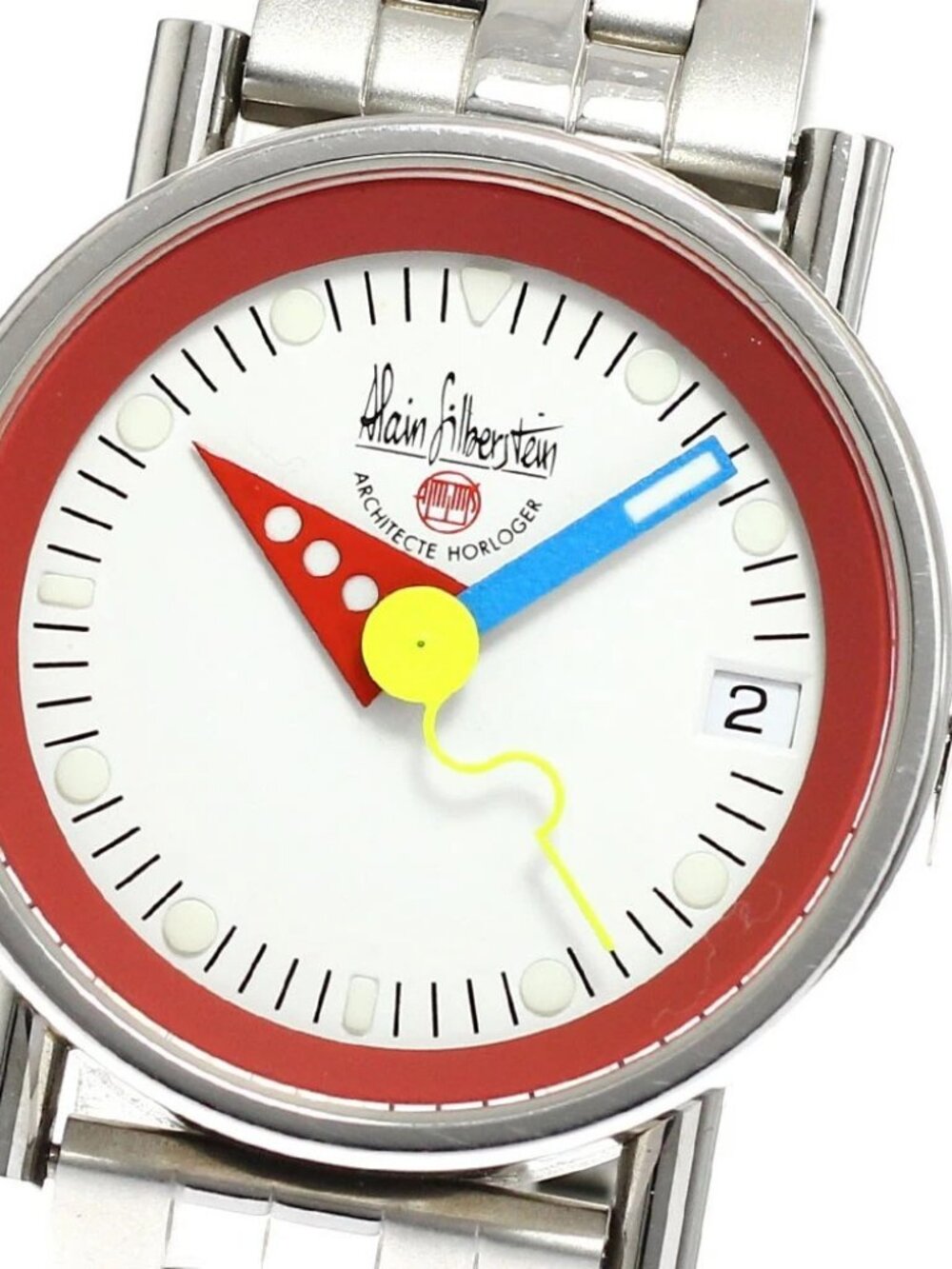 Alain Silberstein KLUB SMALL white Dial Automatic Ladies Watch_
